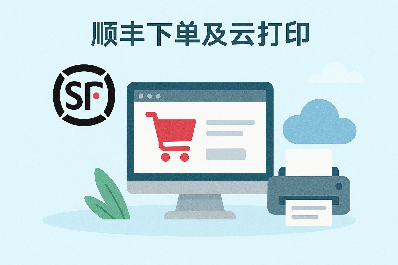 顺丰下单及云打印接口对接(js版)