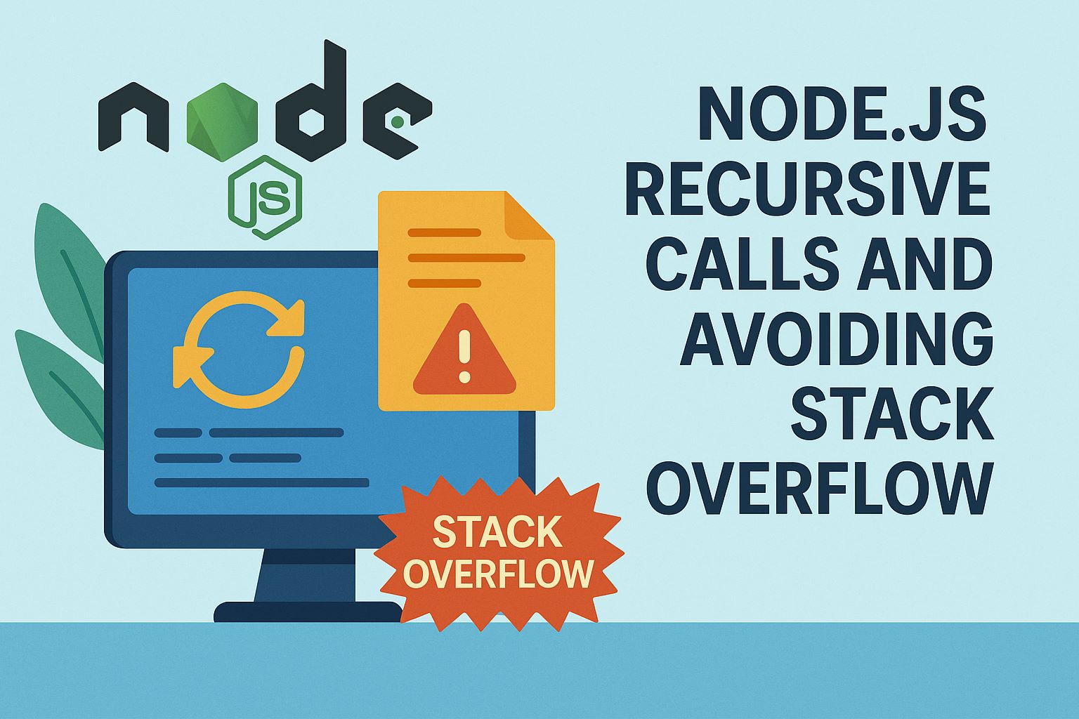 nodejs递归调用和避免堆栈溢出