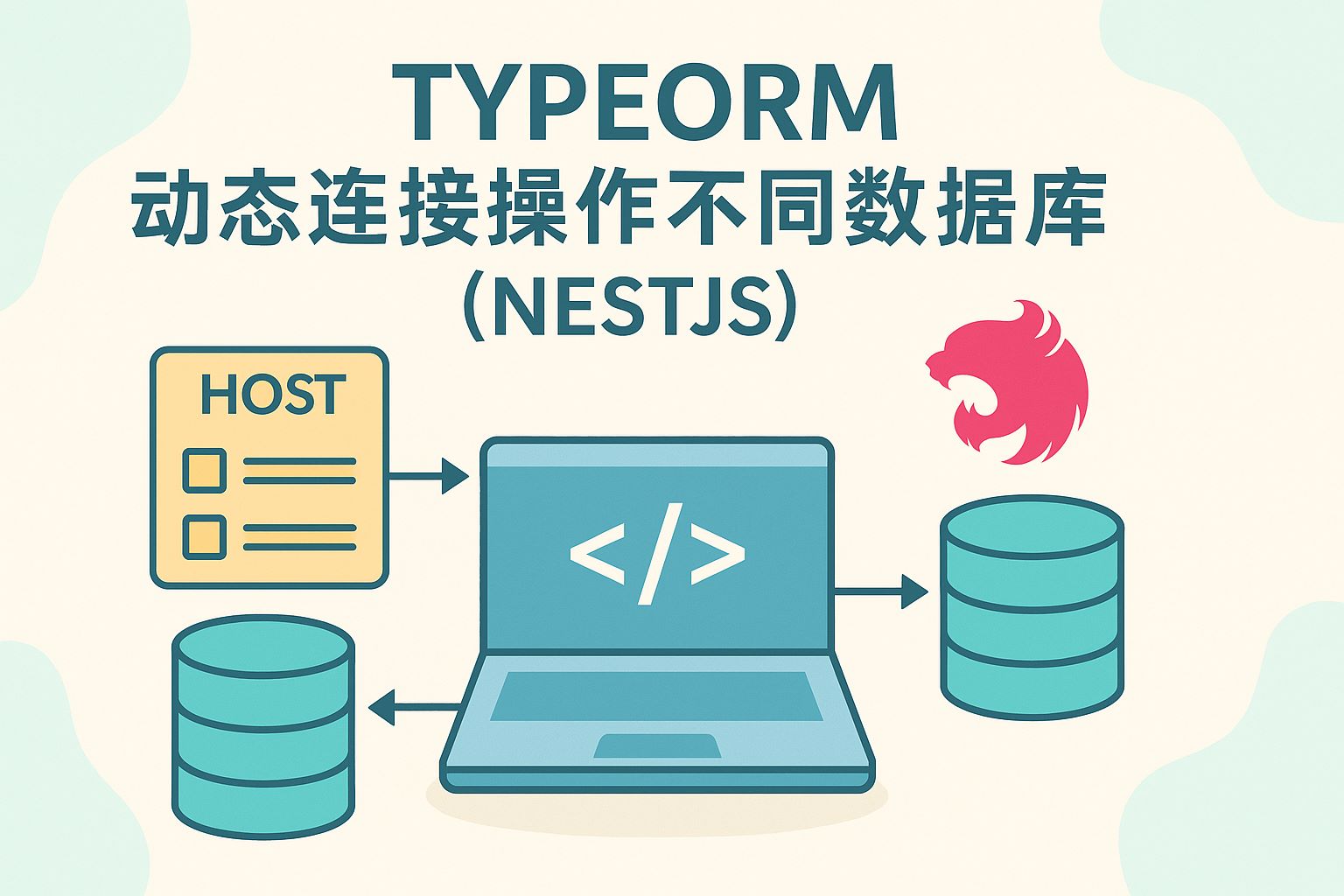 typeorm动态连接操作不同数据库(nestjs)